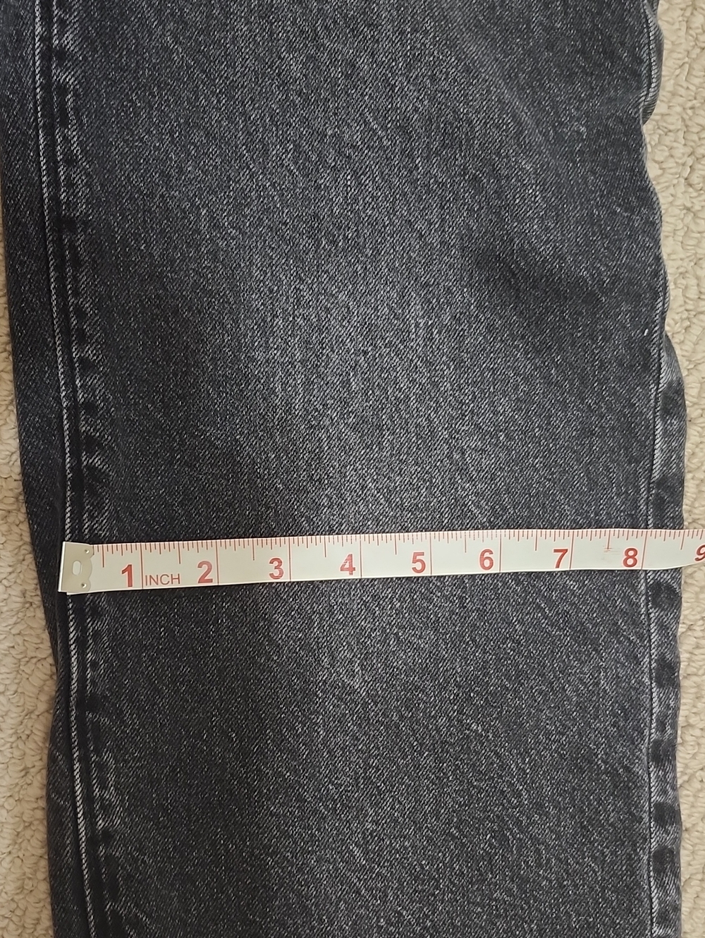 GU (UNIQLO Japan) Black/Grey High-Waist Jeans, Size 25 Waist, EUC 👖 (Worn Once) - Picture 12 of 12